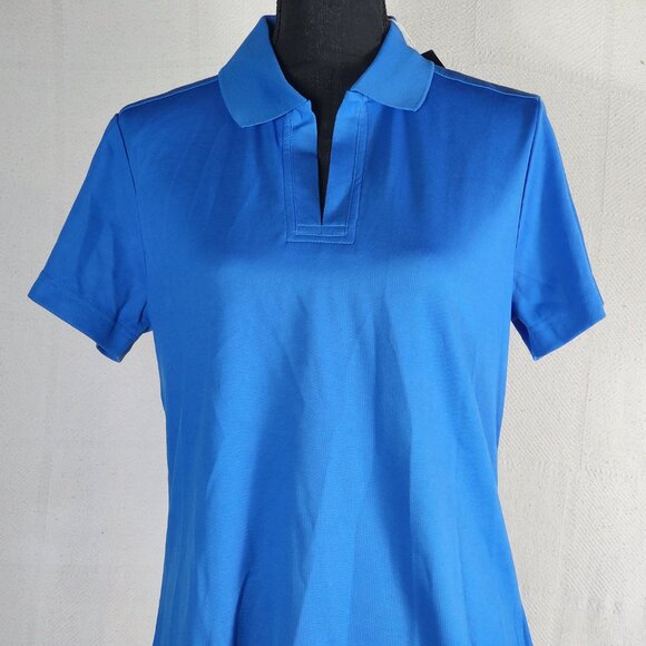 Devon and Jones French Blue Crownlux Performance Style DG20W Polo Work Top Sz M - Picture 4 of 16